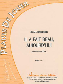 Barbier G. IL A Fait Beau Aujourd'hui Hautbois
