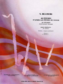 Blancou V. 40 Etudes Vol 2 Clarinette