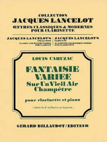 Cahuzac L. Fantaisie Variee Clarinette
