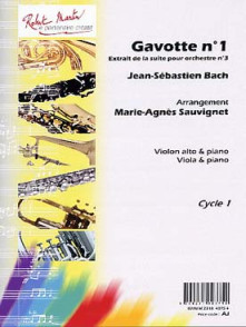 Bach J.s. Gavotte N°1 Alto