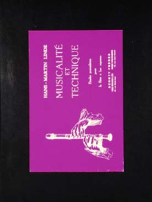 Linde H.m. Musicalite et Technique Flute A Bec