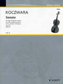 Koczwara Sonate DO Majeur Alto