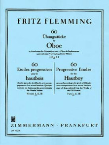 Flemming F. 60 Etudes Progressives Vol 1 Hautbois