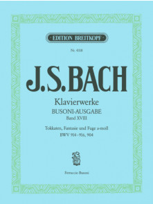 Bach J.s. Toccatas Bwv 914-916 Piano