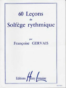 Gervais F.60 Lecons de Solfege Rythmique