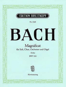 Bach J.s. Magnificat D-DUR Bwv 243 Chant Piano