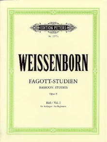 Weissenborn C.j. Bassoon Studies OP 8 Vol 1