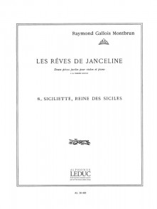 GALLOIS-MONTBRUN R. Siciliette Reine Des Siciles Violon