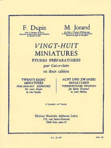 Dupin F./jorand M. 28 Miniatures Vol 2 Caisse Claire