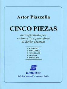 Piazzolla A. Cinco Piezas Violoncelle