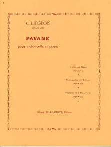 Liegeois C. Pavane OP 25 N°9 Violoncelle