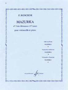 Ronchini F. Mazurka N°5 Violoncelle