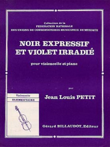 Petit J.l. Noir Expressif et Violet Irradie Violoncelle