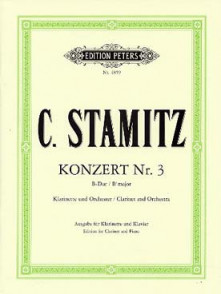 Stamitz A. Concerto N°3 Sib Clarinette
