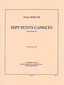 Burgan P. Sept Petits Caprices Violoncelle