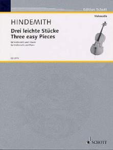 Hindemith P. 3 Easy Pieces Violoncelle