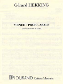 Hekking G. Menuet Pour Casals Violoncelle