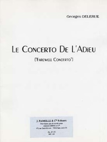 Delerue G. Concerto de L'adieu Violon
