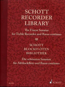 Schott Recorder Library Flute A Bec Alto