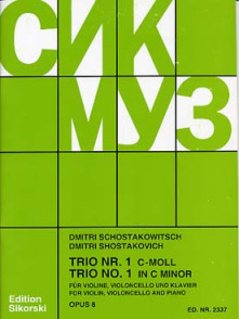 Chostakovitch D. Trio N°1 OP 8