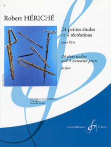 Heriche R. 24 Petites Etudes et 4 Recreations Flute