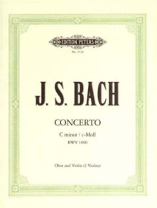Bach J.s. Concerto Bwv 1060 Violon et Hautbois OU 2 Violons
