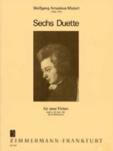 Mozart W.a. Sechs Duette Vol 2 2 Flutes