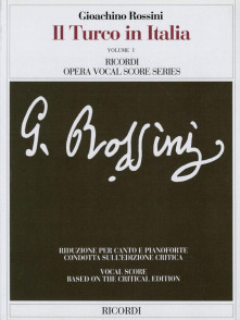 Rossini G. le Turc en Italie Chant Piano