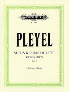 Pleyel I. 6 Easy Duets OP 8 2 Violons