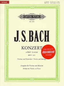 Bach J.s. Concerto Bwv 1041 Violon