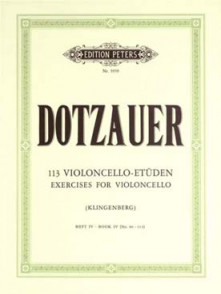 Dotzauer 113 Etudes Vol 4 Violoncelle
