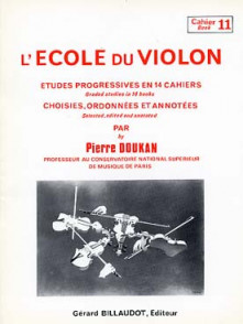 Doukan P. Ecole DU Violon Etudes Progressives Vol 11