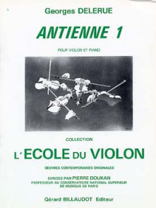 Delerue G. Antienne 1 Violon