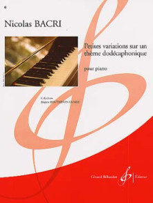 Bacri N. Petites Variations Sur UN Theme Dodecaphonique Piano