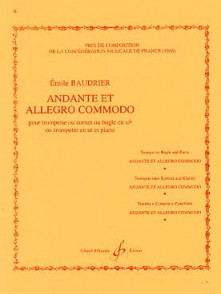 Baudrier E. Andante Allegro Commodo Trompette