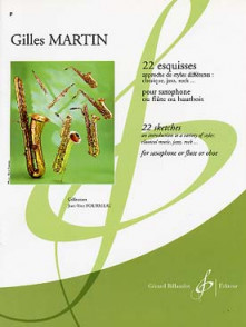 Martin G. Esquisses Saxo Mib Solo OU Flute OU Hautbois