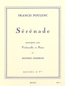 Poulenc F. Serenade Violoncelle