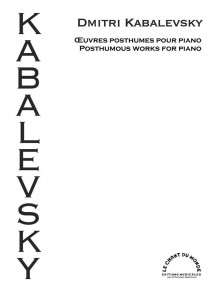 Kabalevski D. Oeuvres Posthumes Piano