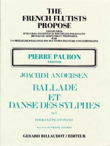 Andersen J. Ballade et Danses Sylphes  OP 5 Flute