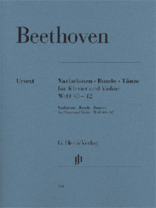 Beethoven L. Variationtionen Rondo Danses  Violon