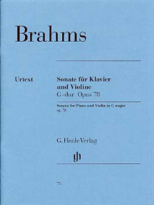 Brahms J. Sonate N°1 OP 78 Violon