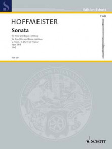 Hoffmeister F.a. Sonate Sol Majeur Flute