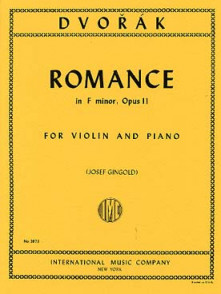 Dvorak A. Romance OP 11 Violon