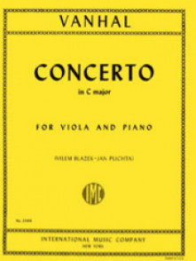 Vanhal J.b. Concerto DO Majeur Alto