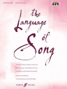 The Language OF Song High Voice Chant Piano