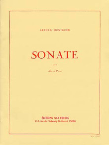 Honegger A. Sonate Alto