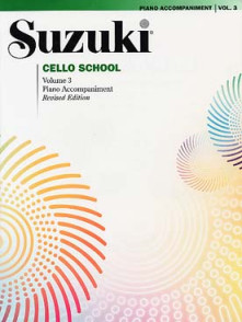 Suzuki Cello School Vol 3 Accompagnement Piano
