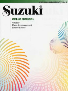 Suzuki Cello School Vol 4 Accompagnement Piano