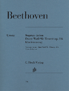 Beethoven L.v. Soprano Arias Duet Woo 93 Trio OP 110 Chant