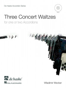 Wecker W. Three Concert Waltzes Accordeon